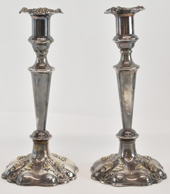 Lot 1009 - A pair of late 19th/early 20th century silver...