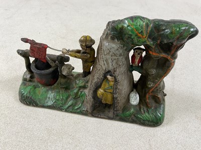 Lot 5 - A late 19th century American cast iron money...