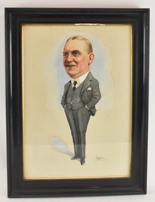 Lot 207 - JAMES HIGGS; a 19th century watercolour of a...