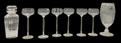 Lot 565 - A late 19th/early 20th century cut glass...