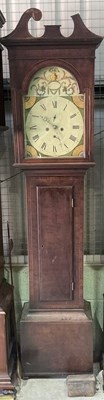 Lot 476 - A 19th century mahogany and inlaid eight day...