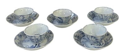 Lot 639 - A set of five 19th century Chinese Export...