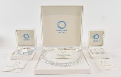 Lot 1320 - CARRIE ELSPETH; a cased crystal glass...