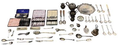 Lot 1018 - A large quantity of silver plated items,...