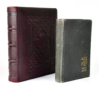 Lot 788 - A Victorian leather bound partially filled...