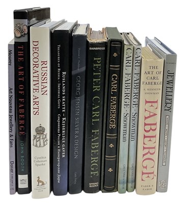 Lot 401 - A collection of six books relating to Fabergé,...
