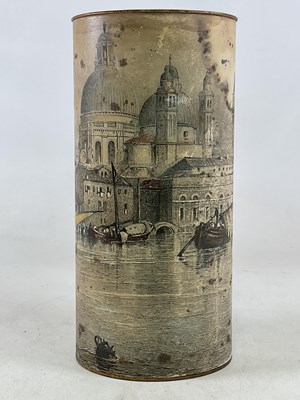 Lot 24 - A mid 20th century metal umbrella stand...
