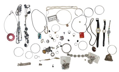 Lot 1348 - Various vintage and modern costume jewellery...