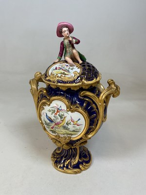 Lot 216 - A large mid 19th century English porcelain...