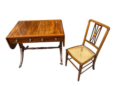 Lot 2080 - An early 19th century inlaid mahogany sofa...