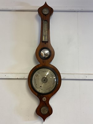 Lot 634 - LAINTON OF HALIFAX; a rosewood five dial onion...