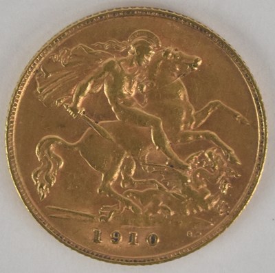 Lot 1388 - An Edward VII half sovereign, 1910.
