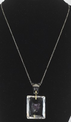 Lot 1225 - A late 19th/early 20th century faceted rock...
