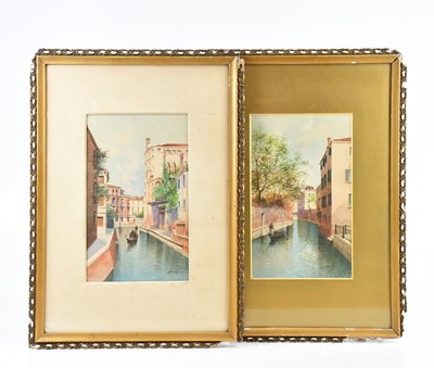 Lot 478 - A BIONDETTI (1851-1946); two watercolours,...