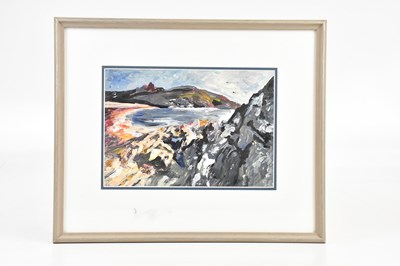Lot 487 - UNATTRIBUTED; acrylic collage, Isle of Man...