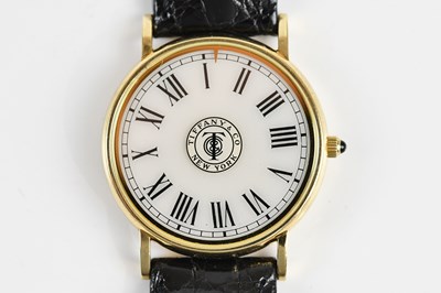 Lot 1659 - TIFFANY & CO; a gentleman's quartz wristwatch,...