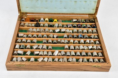 Lot 1453 - An extensive collection of thimbles, approx...