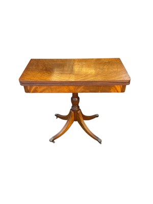Lot 2176 - A reproduction Regency style mahogany tea...