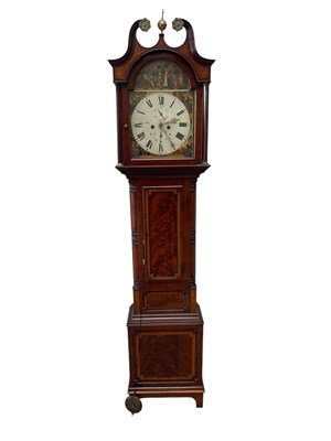 Lot 2349 - CAMERON, DUNDEE; a mahogany eight day longcase...
