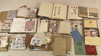 Lot 301 - A collection of world stamps, comprising nine...