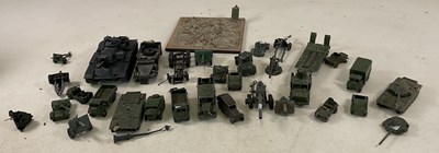 Lot 98 - DINKY; a quantity of playworn military...