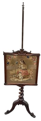 Lot 51 - A late Victorian mahogany framed tripod...