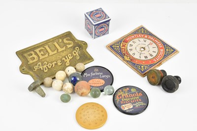 Lot 1355 - A collection of miniature advertising items,...