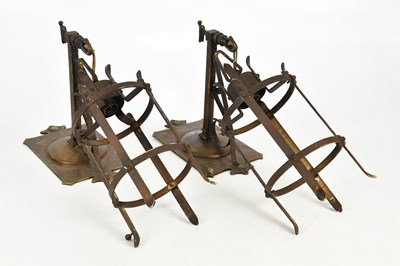 Lot 2414 - A pair of 1920s Arts and Crafts wall sconces,...