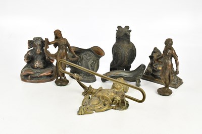 Lot 6 - A collection of Eastern figures including...