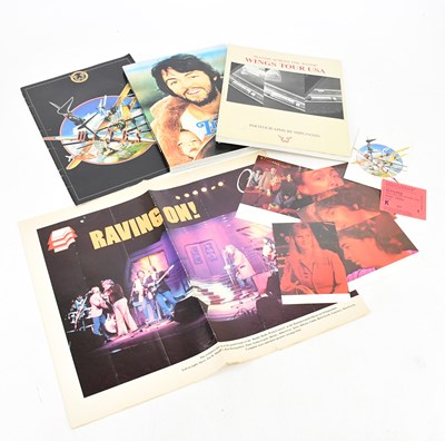 Lot 1134 - A collection of Wings memorabilia, to include...