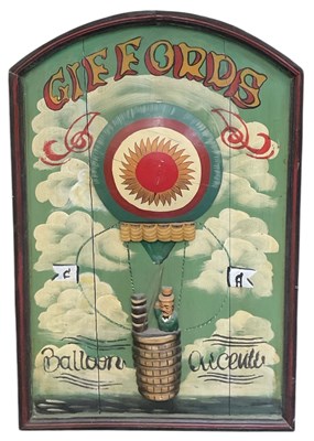 Lot 337 - A reproduction painted wooden advertising sign...