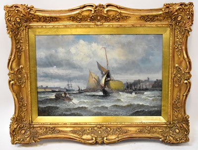 Lot 342 - HUBERT THORNLEY (fl. 1859-1898); oil on canvas,...