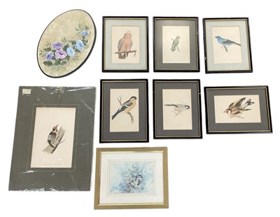 Lot 273 - A set of six framed hand coloured prints of...