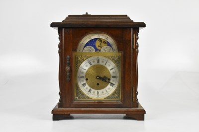 Lot 2385 - ERHARD JAUCH UHRENFABRIK; an oak cased mantel...