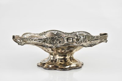 Lot 1458 - A Victorian hallmarked silver swing handled...