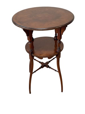 Lot 2145 - An Edwardian mahogany two tier circular...