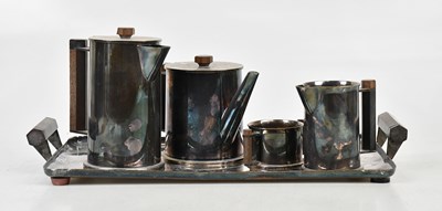 Lot 1433 - An unusual trench art and silver plated Art...