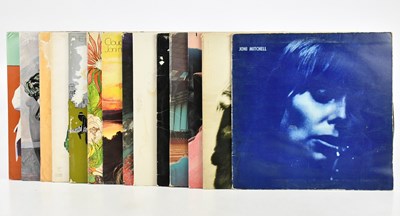 Lot 1140 - JONI MITCHELL; fourteen albums comprising Don...