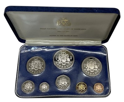 Lot 1439 - FRANKLIN MINT; a 1973 First National Coinage...