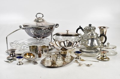 Lot 1444 - A collection of 19th century and later silver...