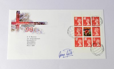 Lot 676 - GEORGE BEST; a first day cover bearing the...