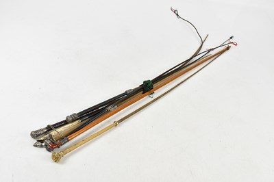 Lot 1262 - A collection of assorted riding crops,...