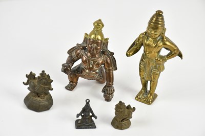 Lot 11 - An Indian bronze model of Lord Krishna, height...