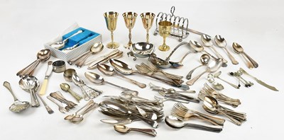 Lot 1445 - A collection of electroplated items including...