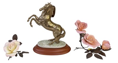 Lot 333 - CAPODIMONTE, CORTESE; a porcelain figure of a...