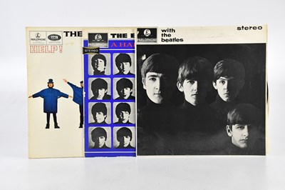 Lot 1161 - THE BEATLES; three stereo albums comprising...