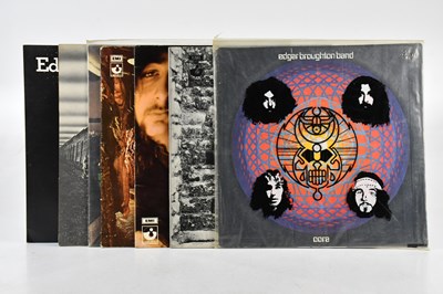 Lot 1168 - EDGAR BROUGHTON BAND; seven albums comprising...