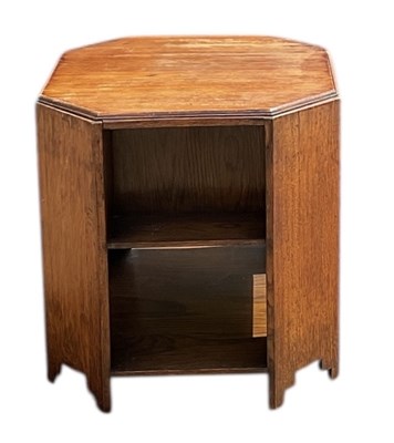 Lot 57 - An early 20th century Art Deco octagonal oak...