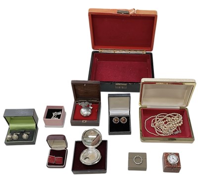Lot 1317 - A quantity of 925 silver and costume jewellery,...