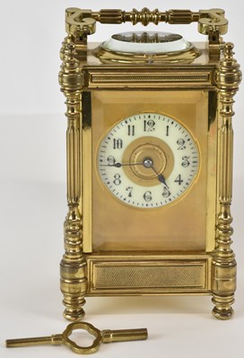 Lot 110 - A late 19th century French gilt metal and...